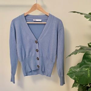 ZARA Buttoned Knit top